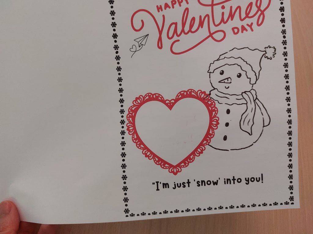 valentines card